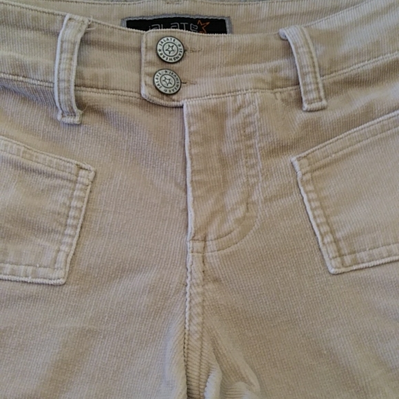 Jalate Jeans Wear Corduroy Shortie Shorts Junior 7/8 Tan - Picture 5 of 14
